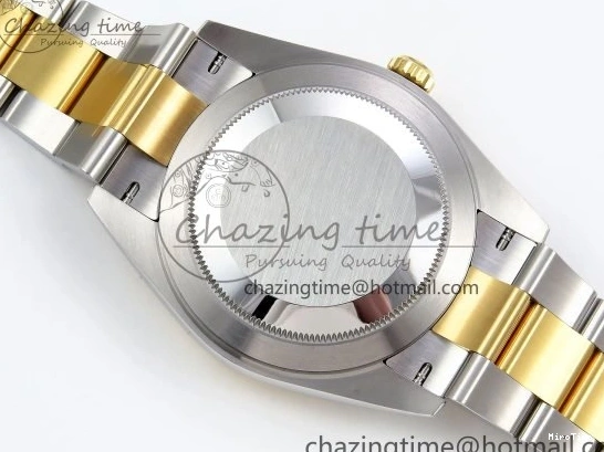 MiroTime 0201 DateJust 41 126333 Clean 1:1 Best Edition 904L Steel YG Stick Dial on SS YG Oyster Bracelet VR EasyCare 1578